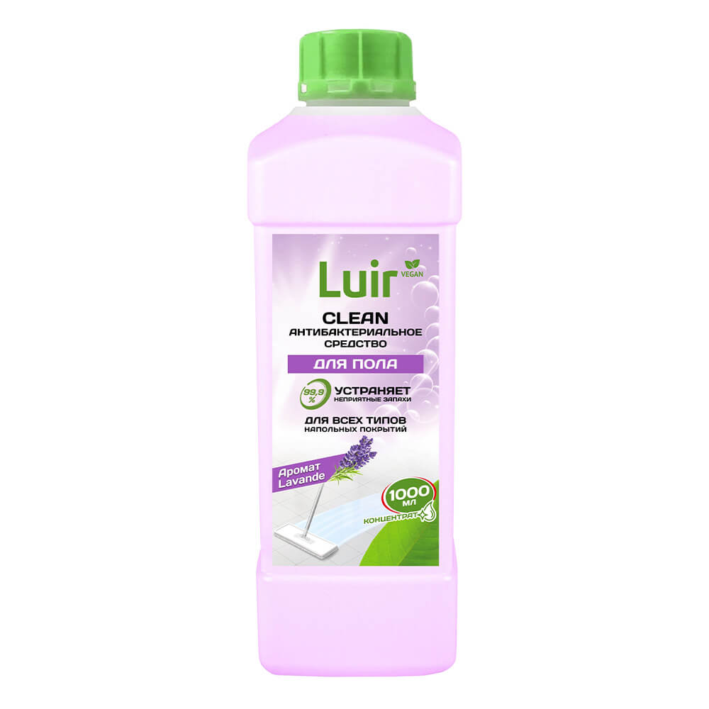 Luir Clean Средство для полов и поверхностей с ароматом лаванды, 1 л