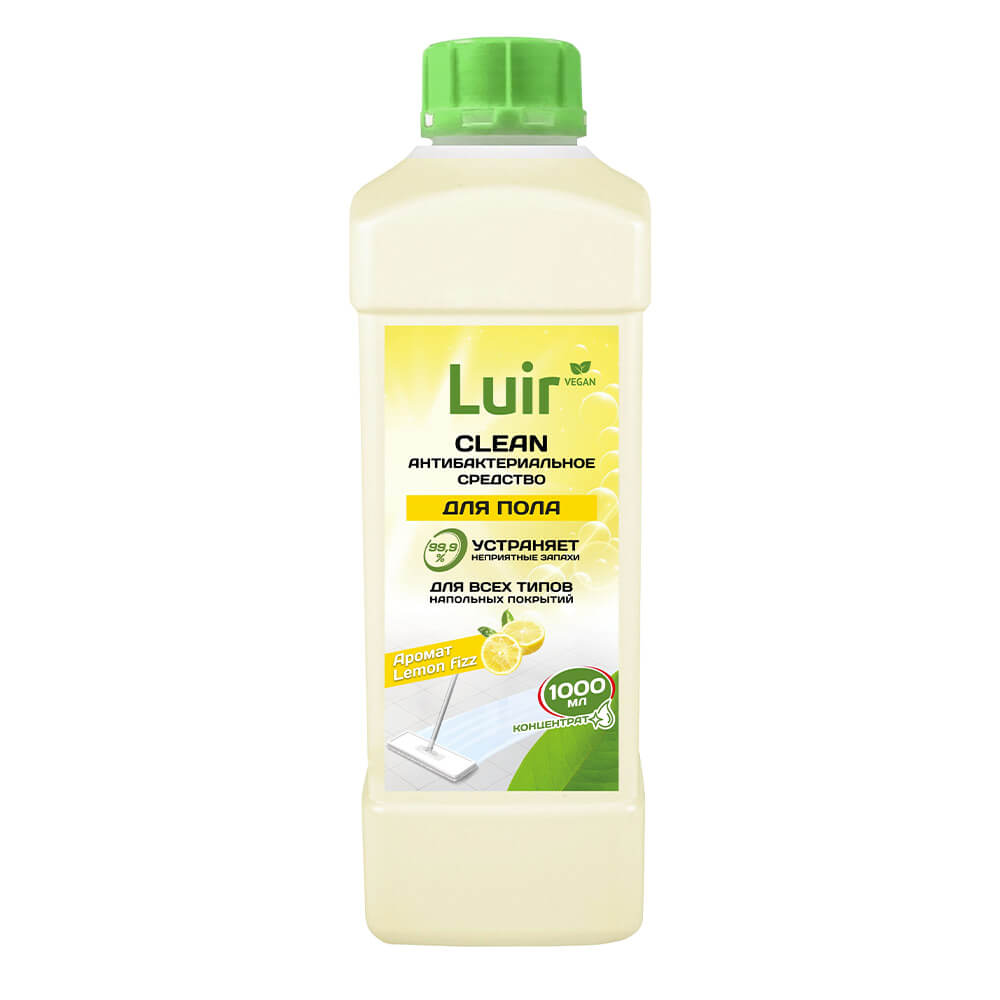 Luir Clean Средство для полов и поверхностей с ароматом лимона, 1 л
