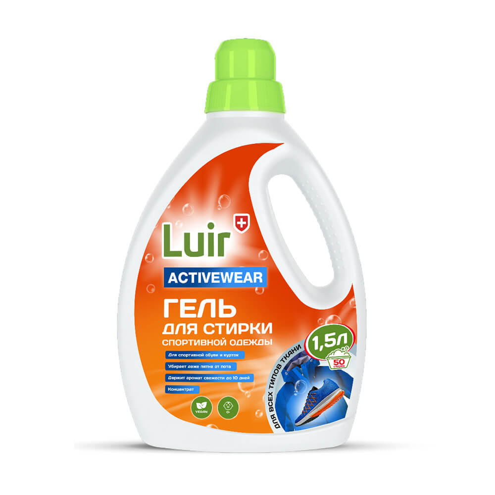 Luir Gel Гель для стирки спортивной одежды, 1,5 л