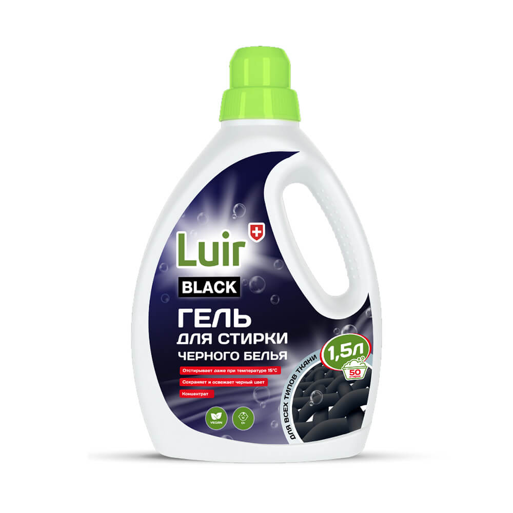 Luir Gel Black Гель для стирки черного белья, 1,5 л