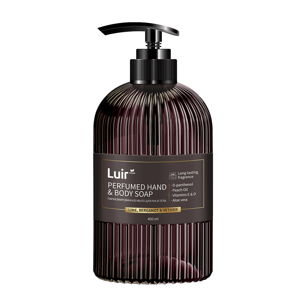 Luir PERFUMED HAND & BODY SOAP, Парфюмированное мыло для рук и тела  Lime, Bergamot & Vetiver, 0,40 мл