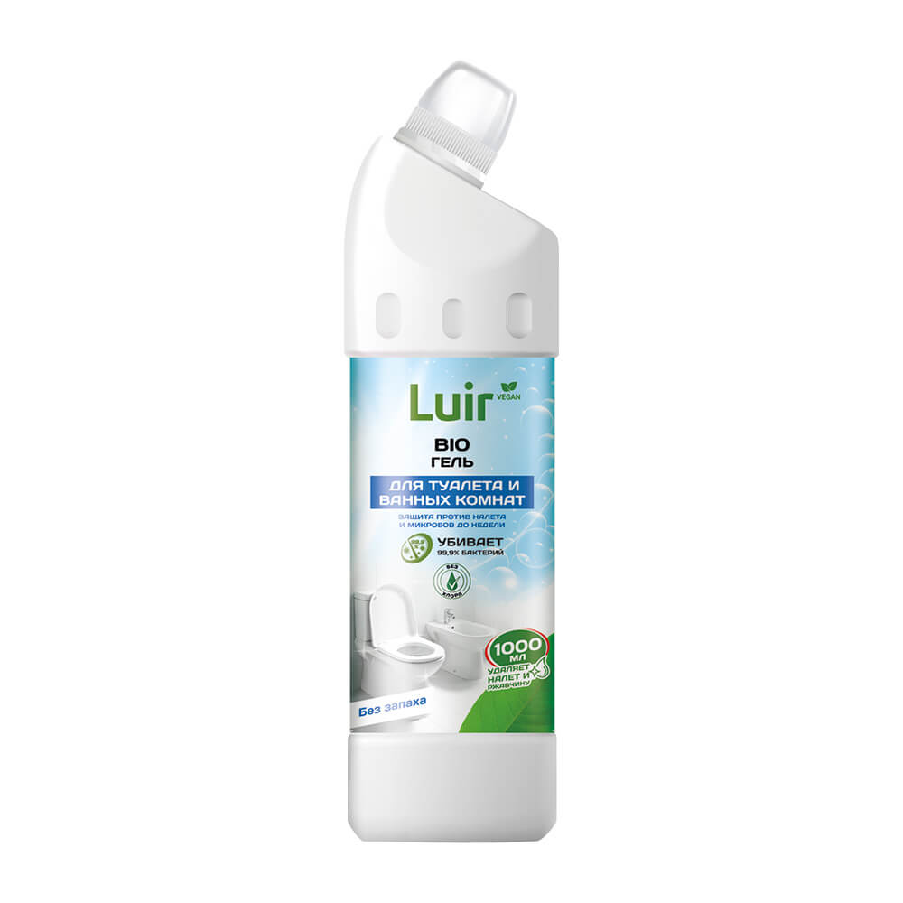 Luir Bio Гель чистящий для туалетов и ванных комнат, 1 л