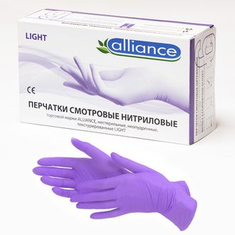 Перчатки нитриловые Alliance Light